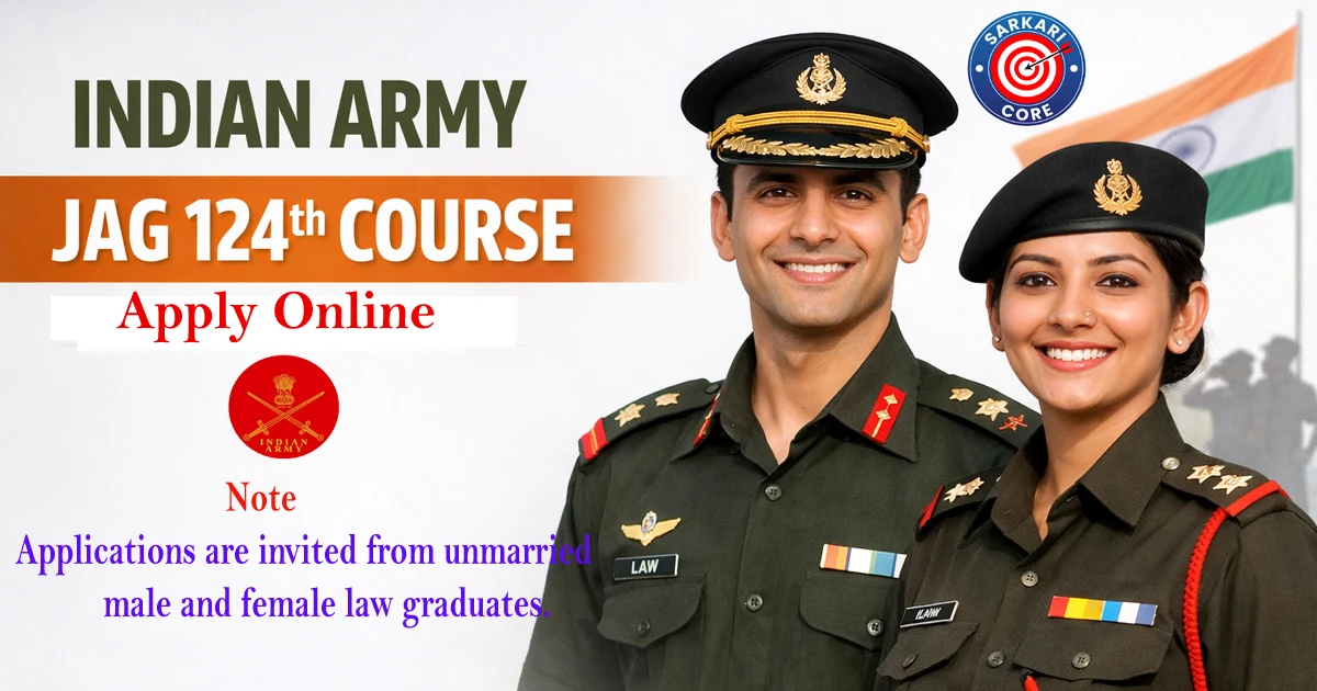 Indian Army JAG 124th Course October Recruitment 2026