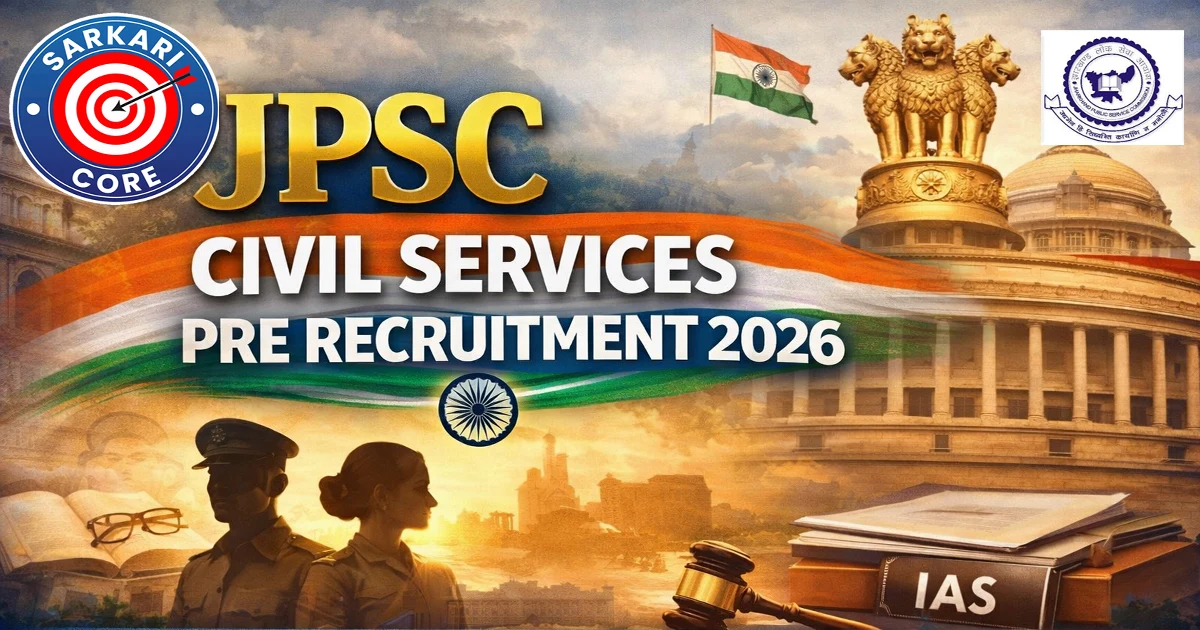 JPSC Civil Services Pre Recruitment 2026