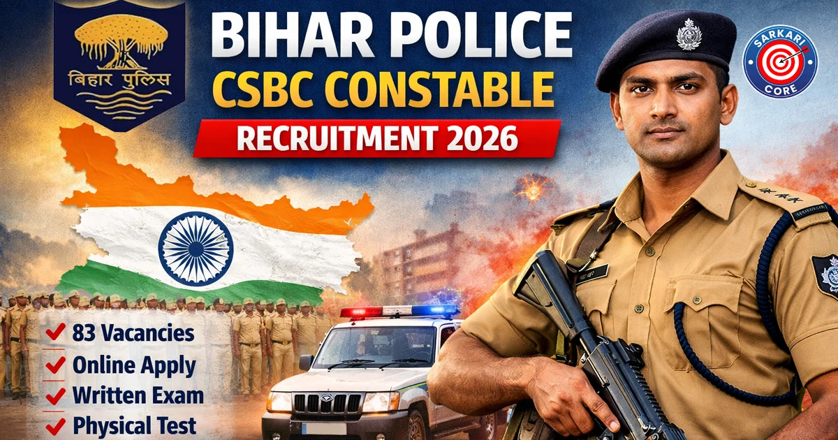 Bihar Police CSBC Constable Recruitment 2026