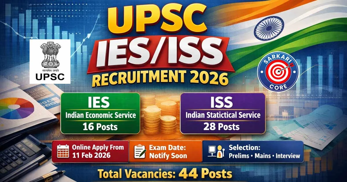 UPSC IES/ISS Recruitment 2026