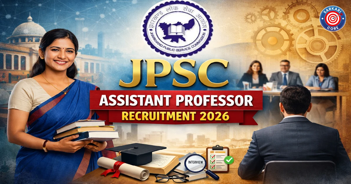JPSC Assistant Professor Recruitment 2026
