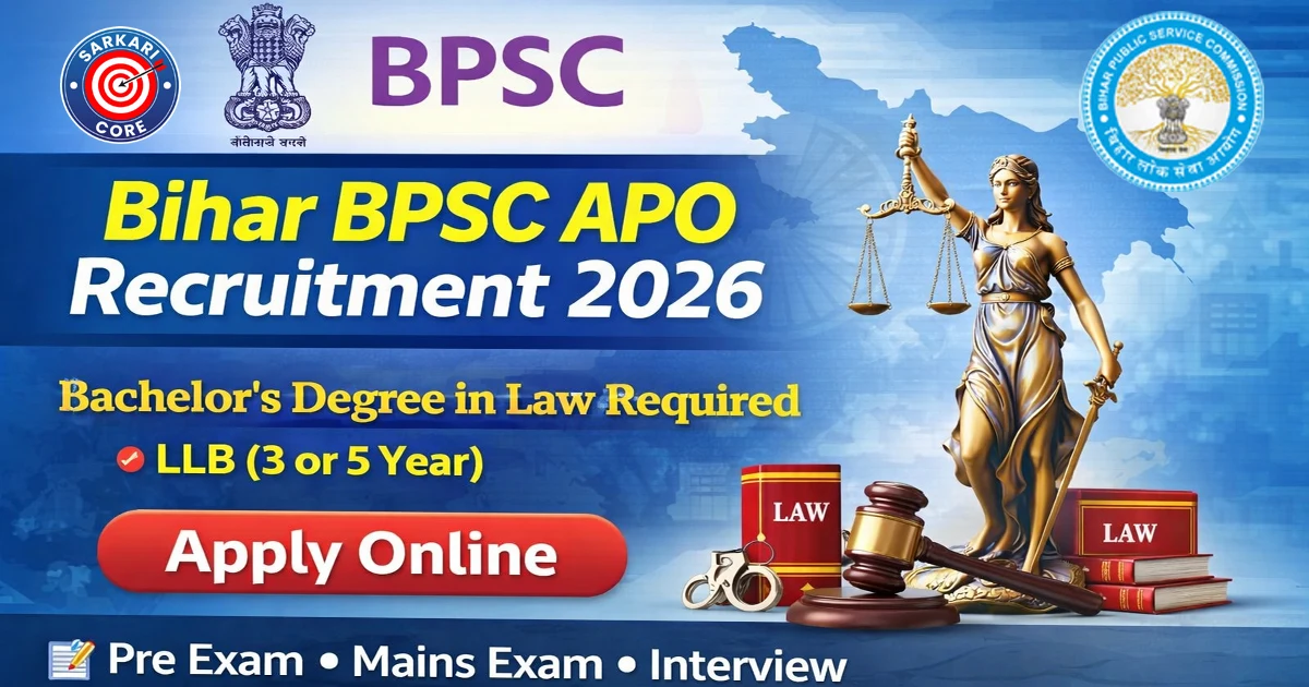 Bihar BPSC APO Recruitment 2026