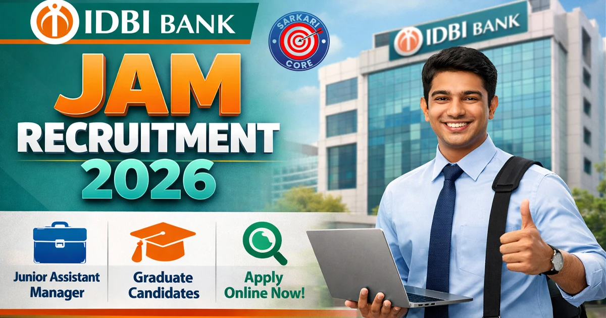 IDBI Bank JAM Recruitment 2026