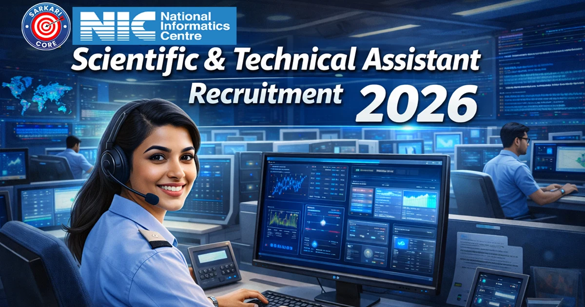 NIC Scientific & Technical Assistant Recruitment 2026