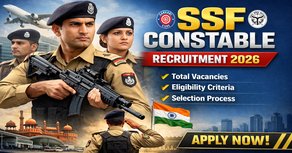 SSF Constable Recruitment 2026