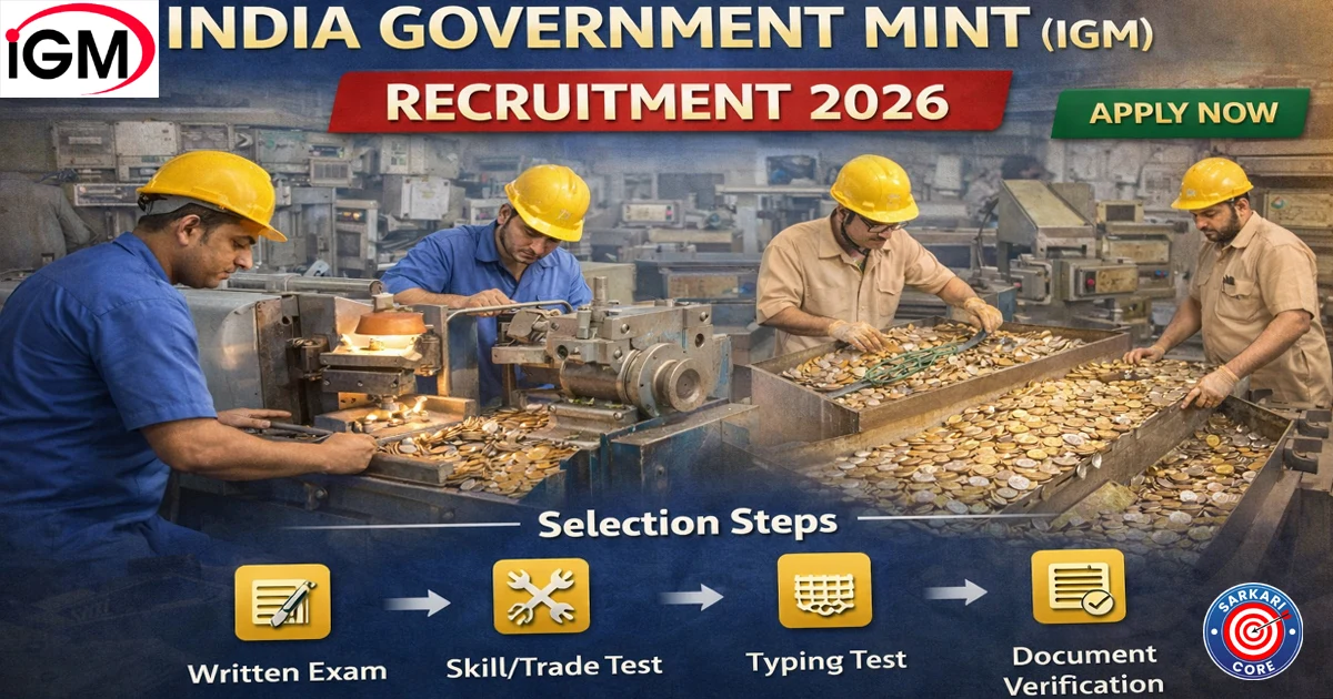 India Government Mint (IGM) Recruitment 2026