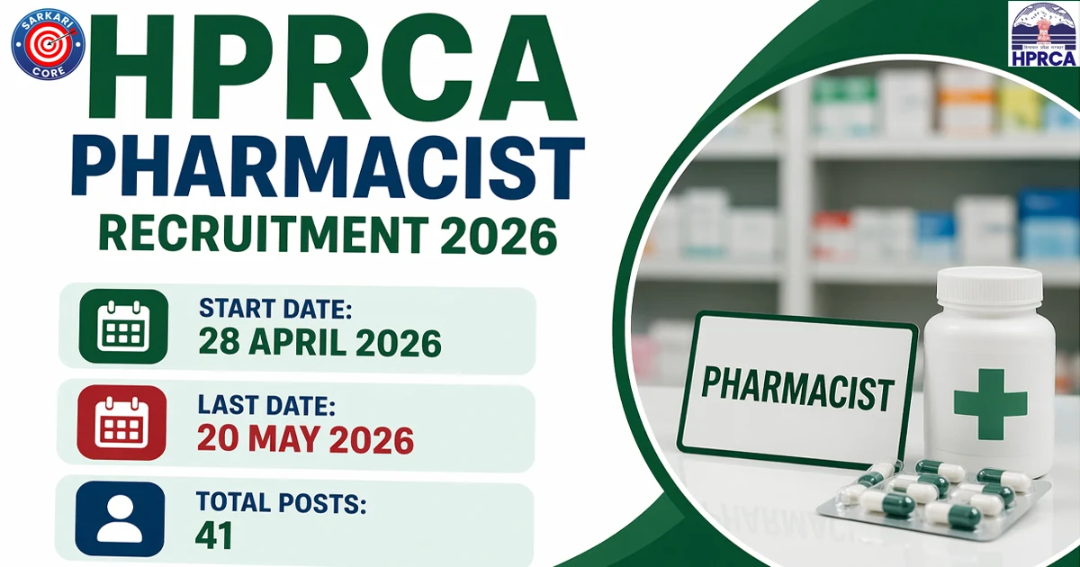HPRCA Pharmacist Recruitment 2026