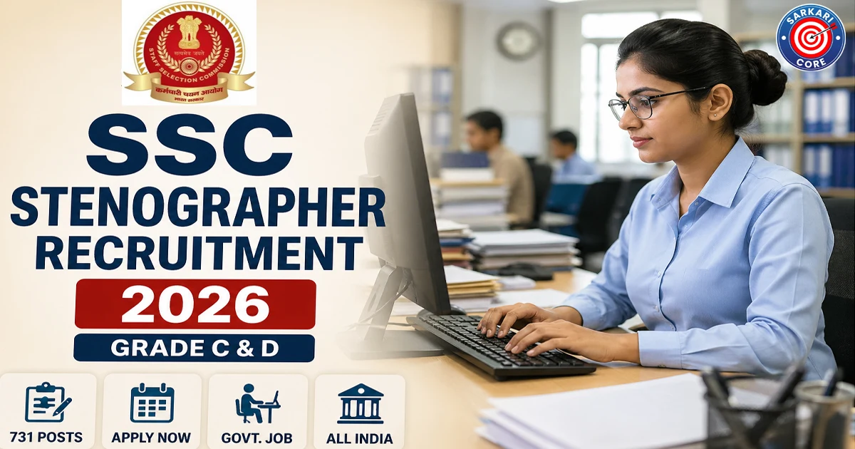 SSC Stenographer Recruitment 2026