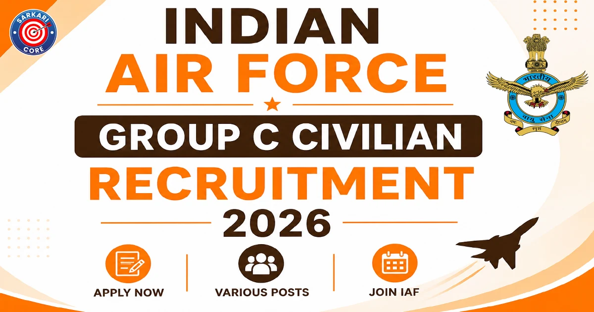 Indian Air Force Group C Civilian Recruitment 2026