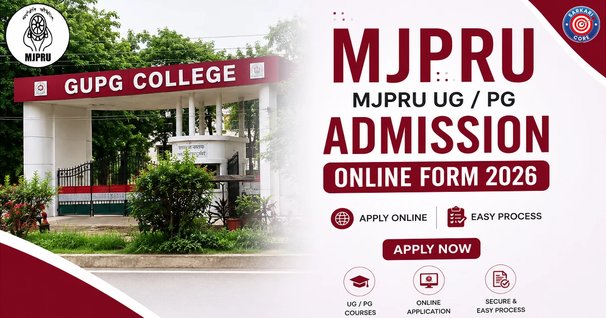 MJPRU UG / PG Admission Online Form 2026