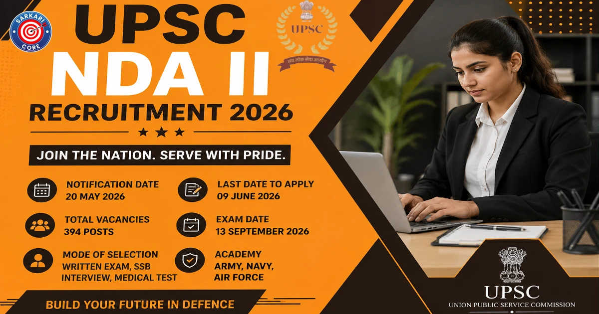 UPSC NDA II Recruitment 2026