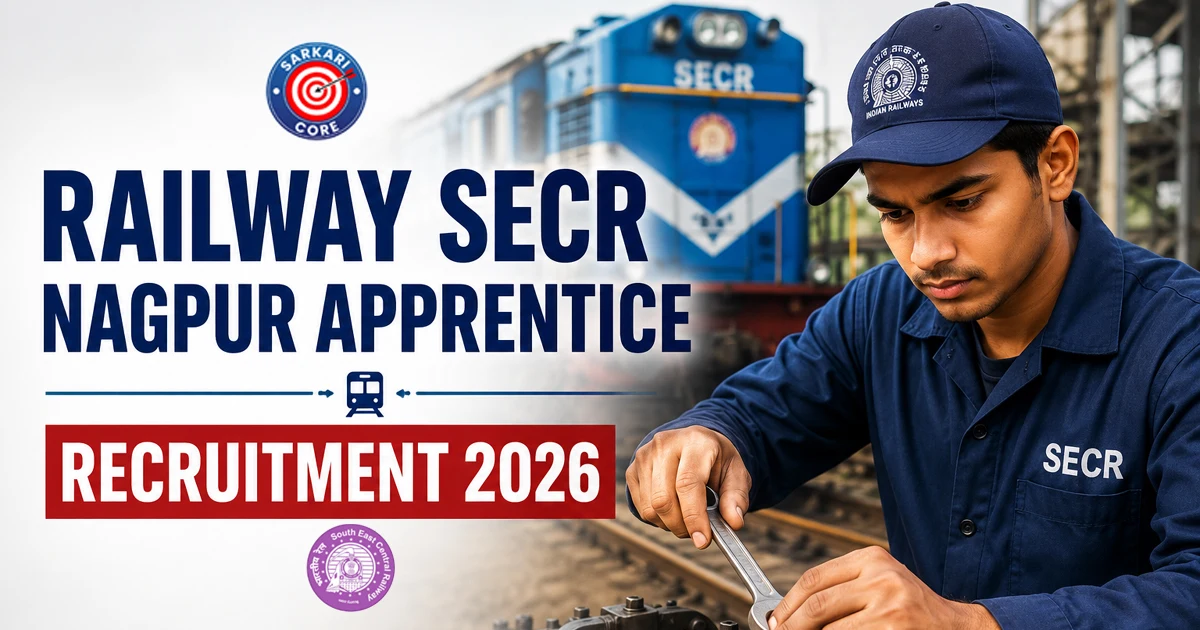 Railway SECR Nagpur Apprentice Recruitment 2026