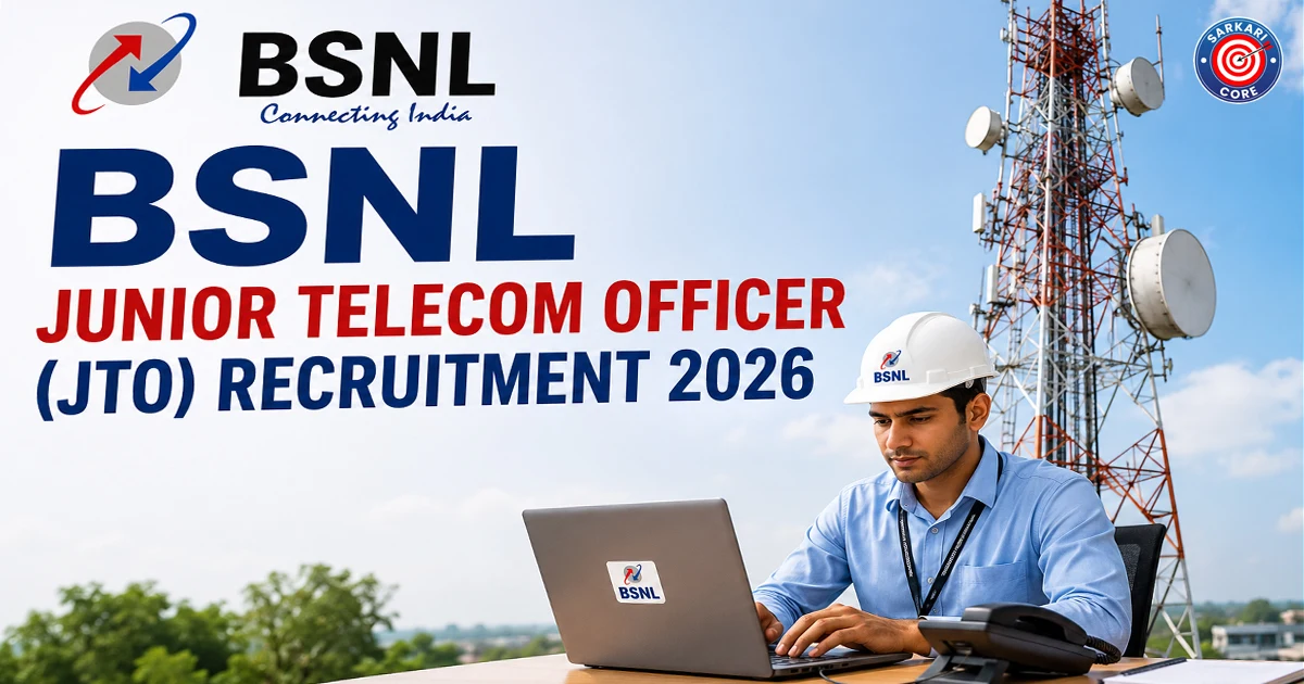 BSNL Junior Telecom Officer JTO Recruitment 2026
