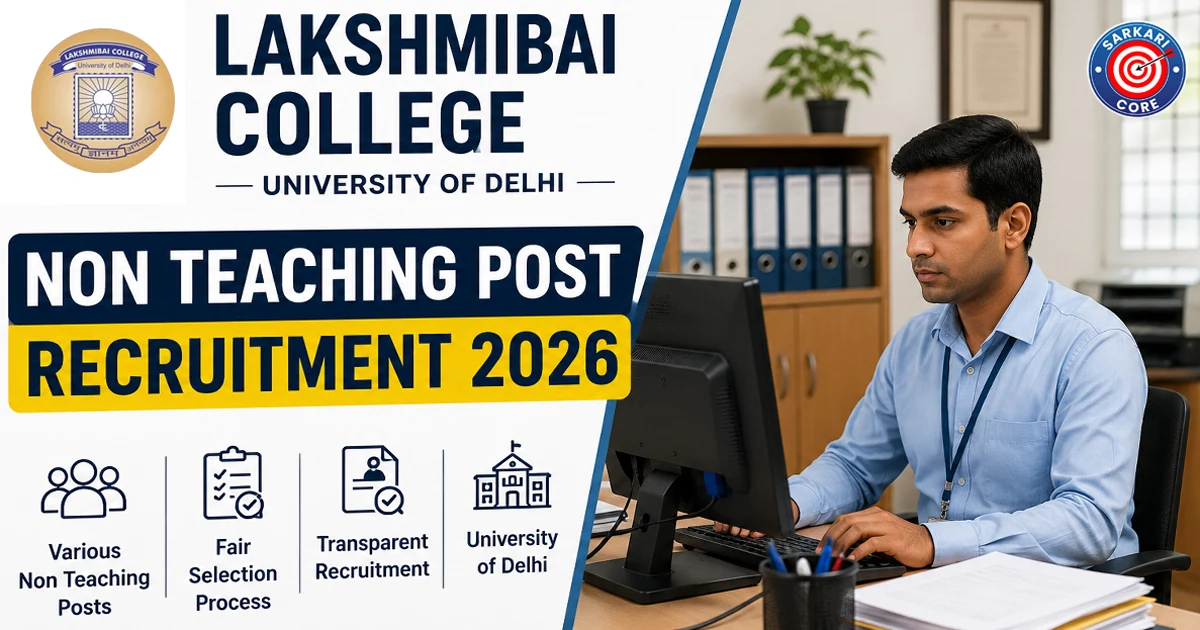 Lakshmibai College Delhi Non Teaching Post Recruitment 2026