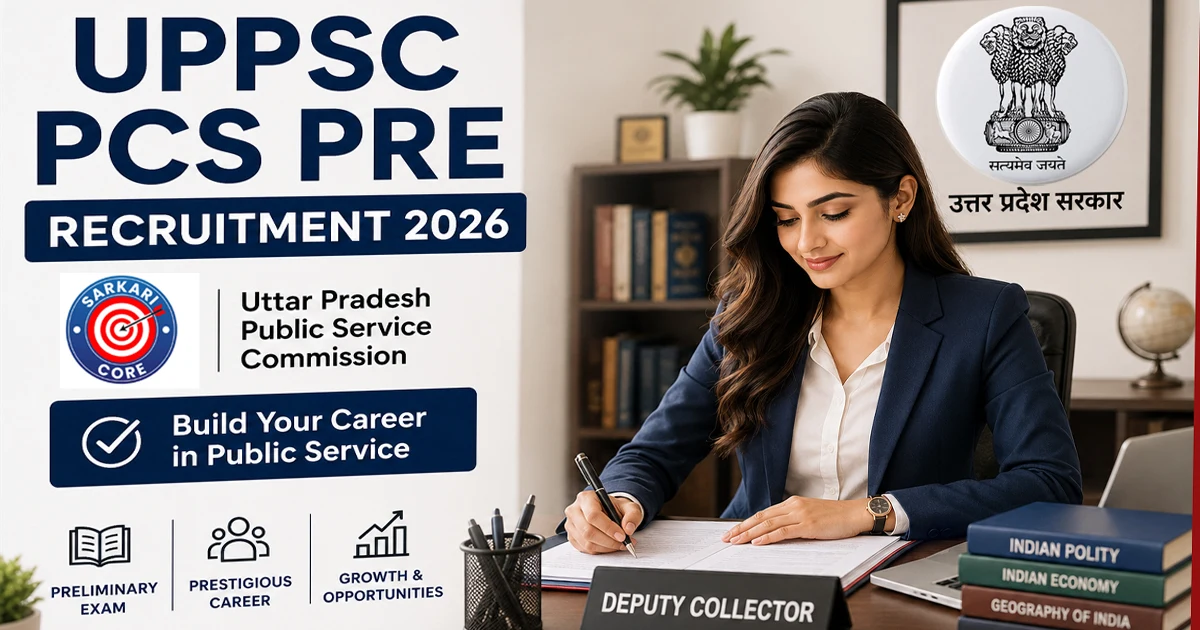UPPSC PCS Pre Recruitment 2026