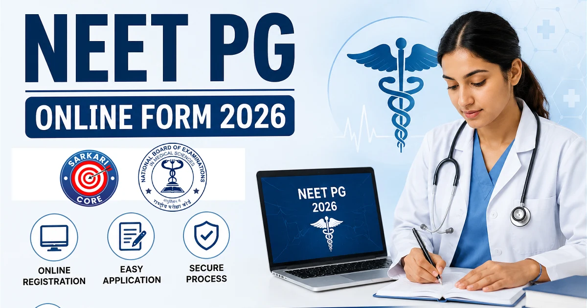 NEET PG Online Form 2026