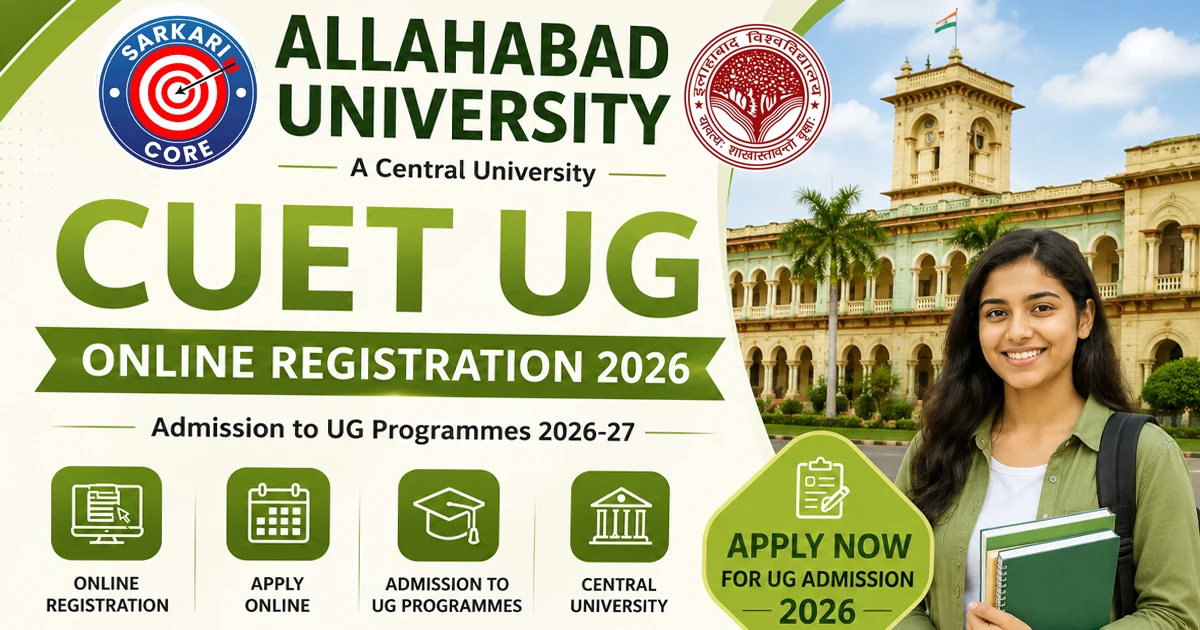 Allahabad University CUET UG Online Registration 2026