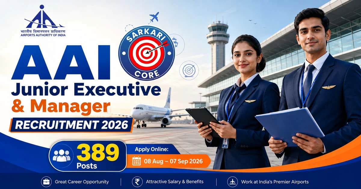 AAI Junior Executive & Manager Recruitment 2026