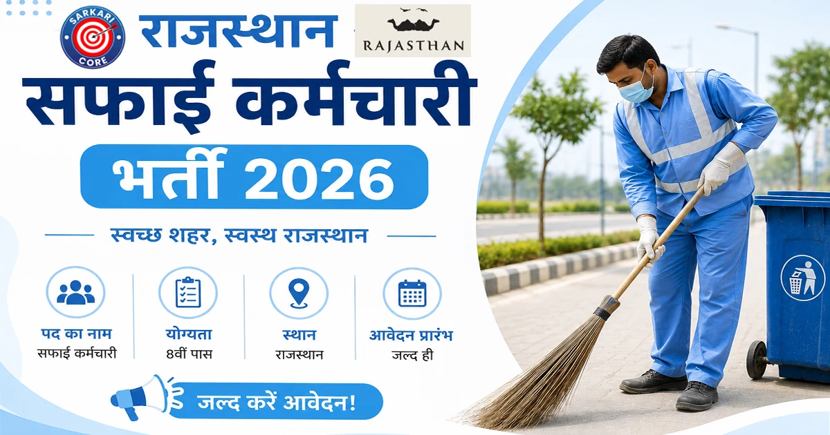 Rajasthan Safai Karmchari Recruitment 2026
