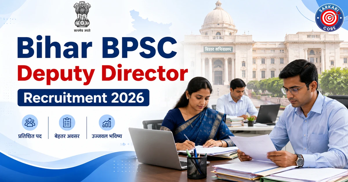 Bihar BPSC Deputy Director Recruitment 2026