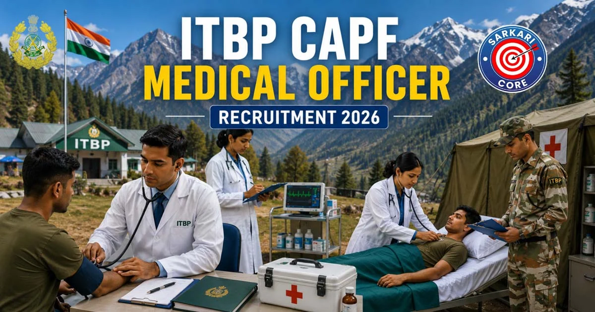 ITBP CAPF Medical Officer Recruitment 2026