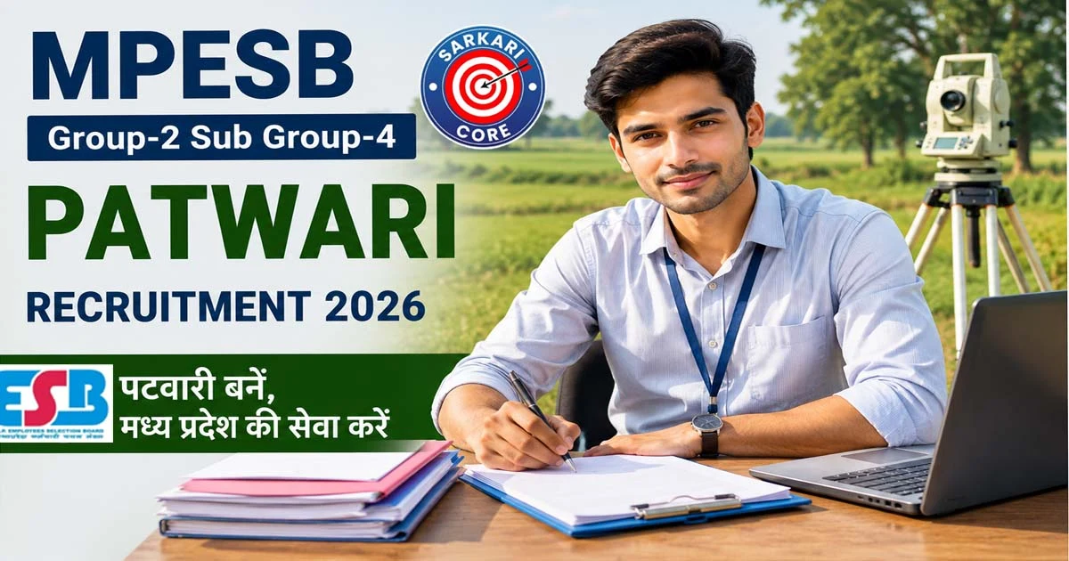 MPESB Group-2 Sub Group-4 Patwari Recruitment 2026
