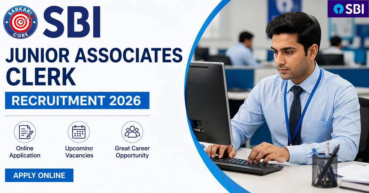 SBI Junior Associates Clerk Recruitment 2026