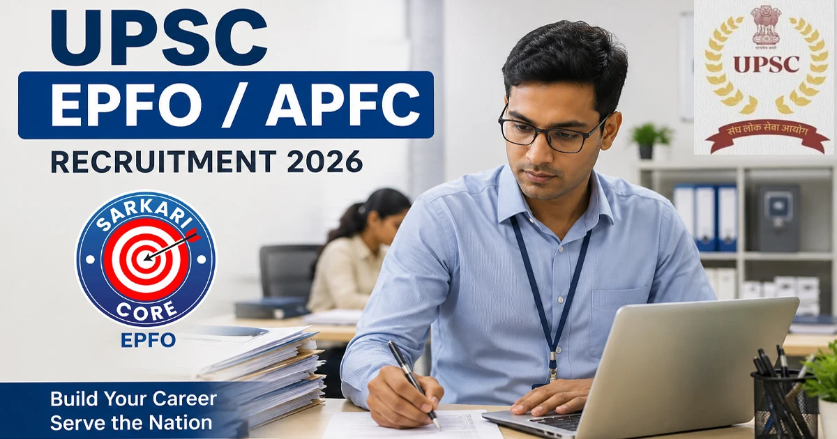 UPSC EPFO / APFC Recruitment 2026
