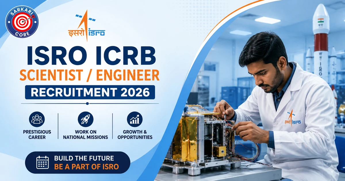 ISRO ICRB Scientist / Engineer Recruitment 2026