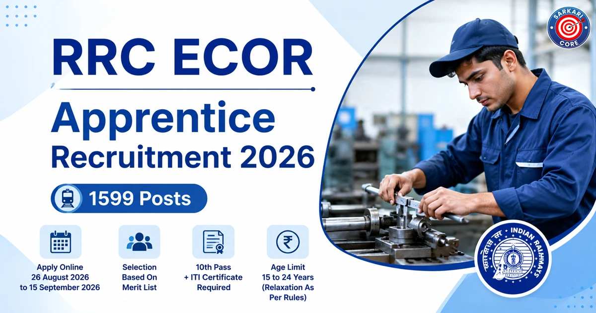 RRC ECOR Apprentice Recruitment 2026