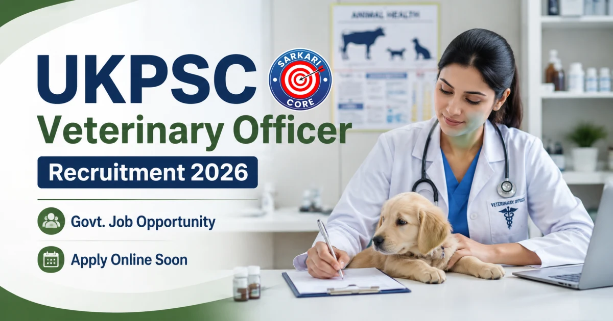 UKPSC Veterinary Officer Recruitment 2026