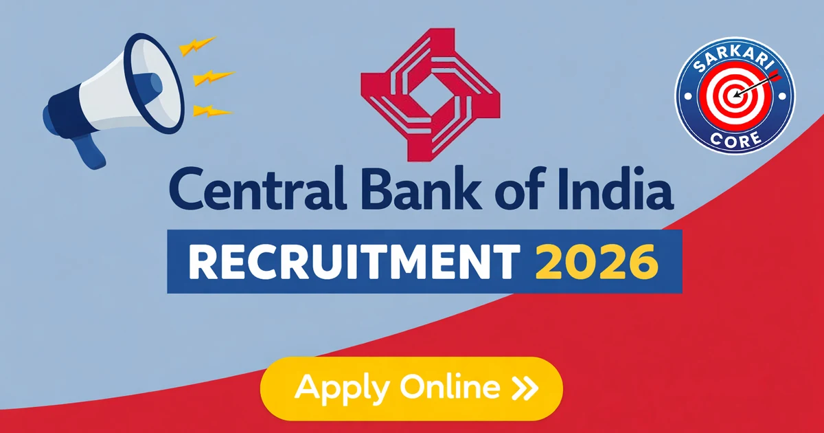 Central Bank of India Recruitment 2026