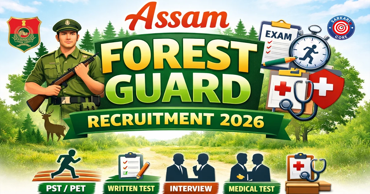 Assam Forest Guard Recruitment 2026
